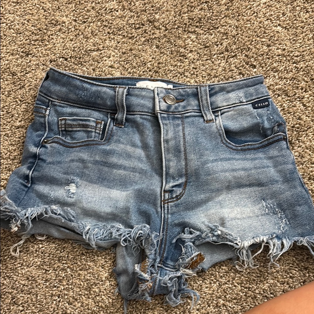Cello Women's Blue Denim Shorts